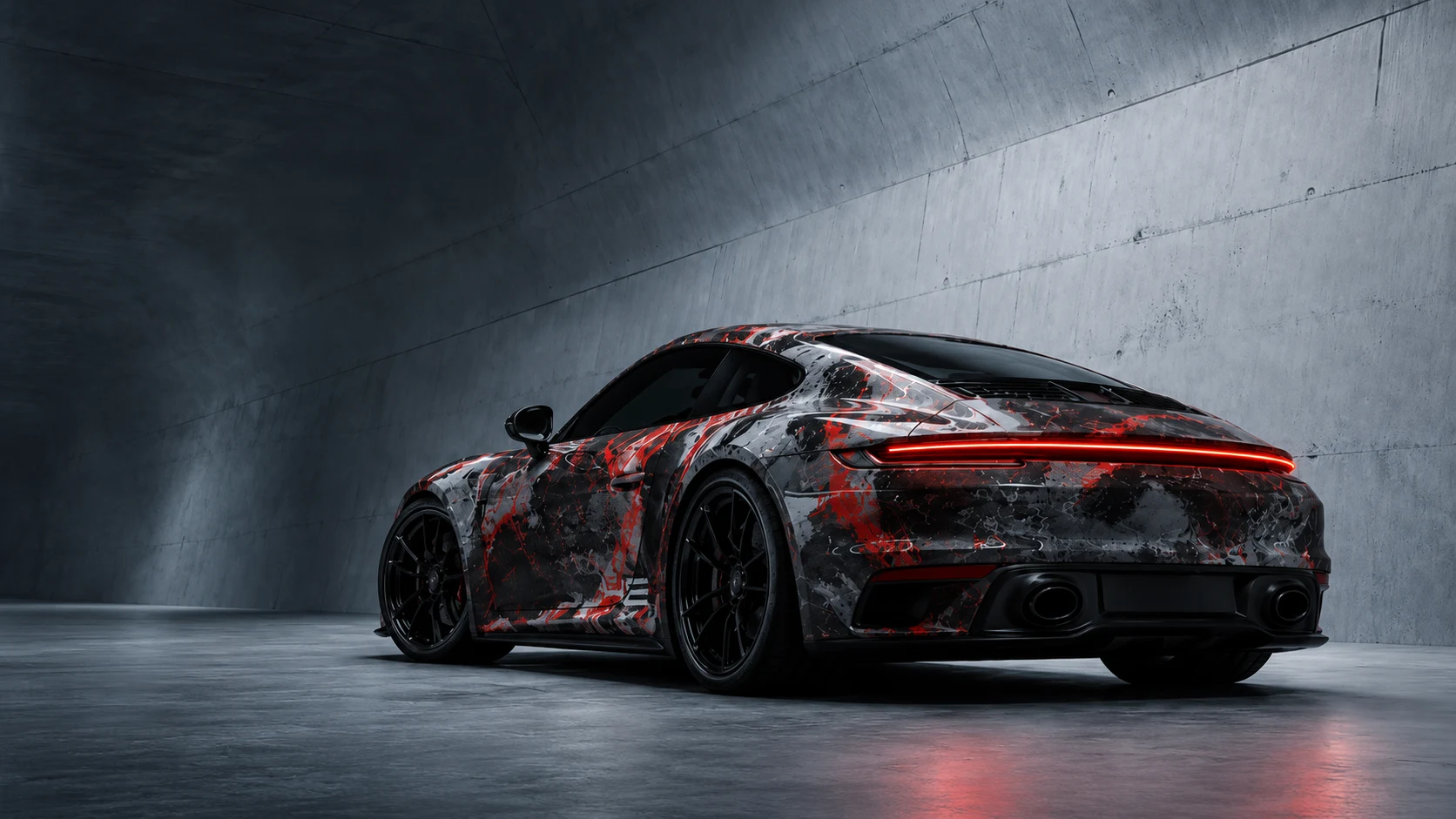Wrapped Porsche — design inspiration
